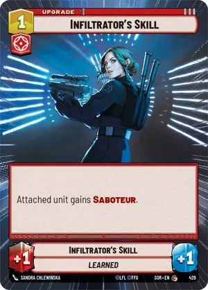 Infiltrator's Skill card image.