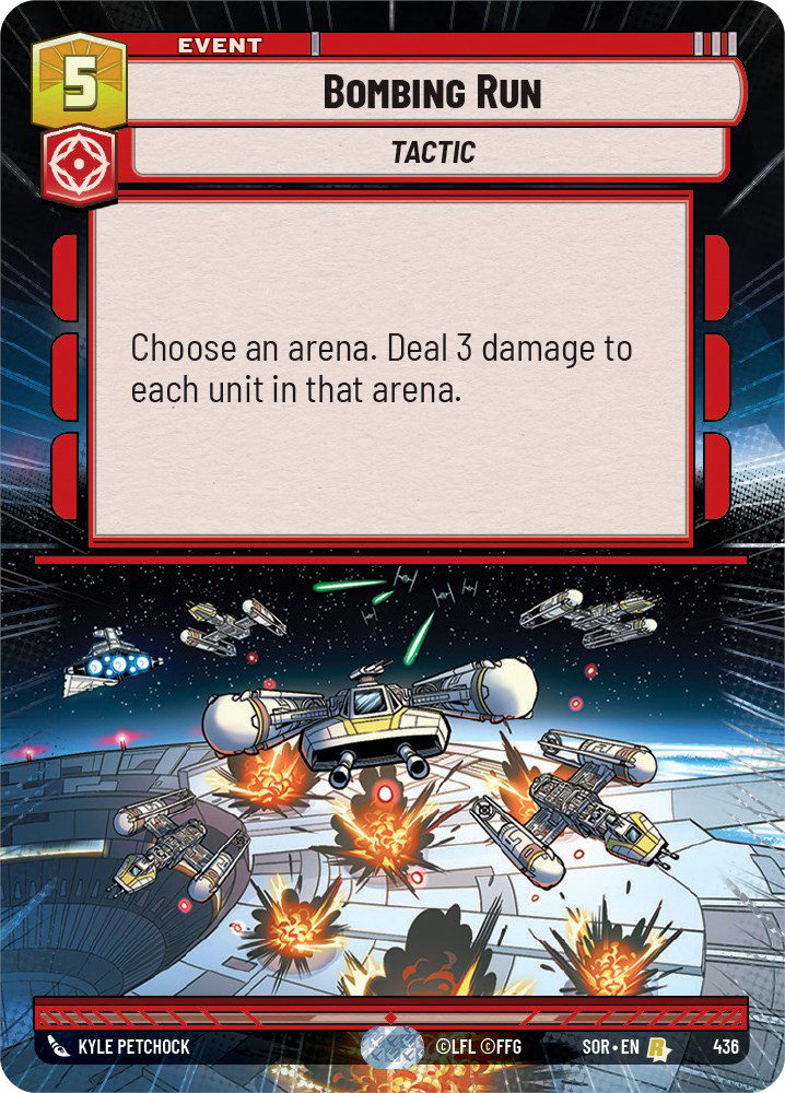 Bombing Run card image.