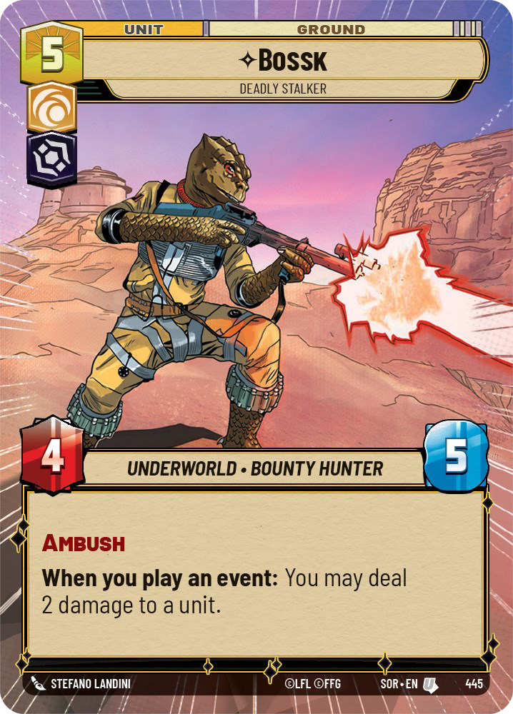 Bossk card image.