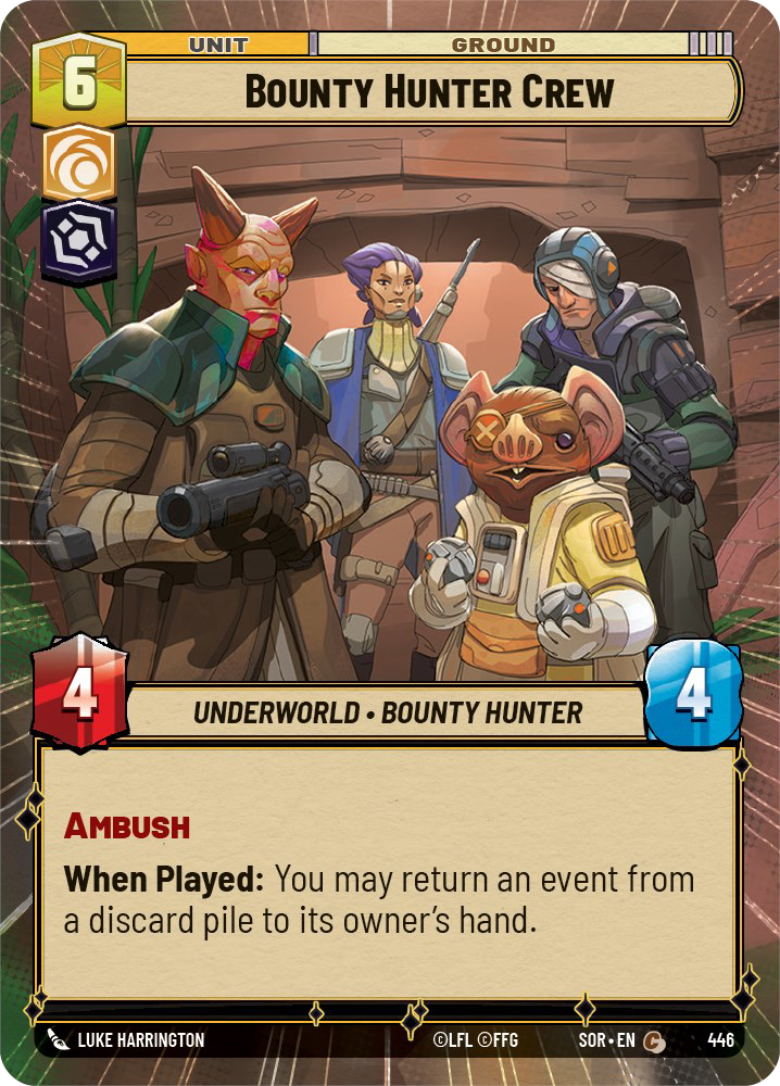 Bounty Hunter Crew card image.