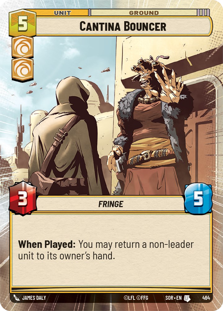 Cantina Bouncer card image.