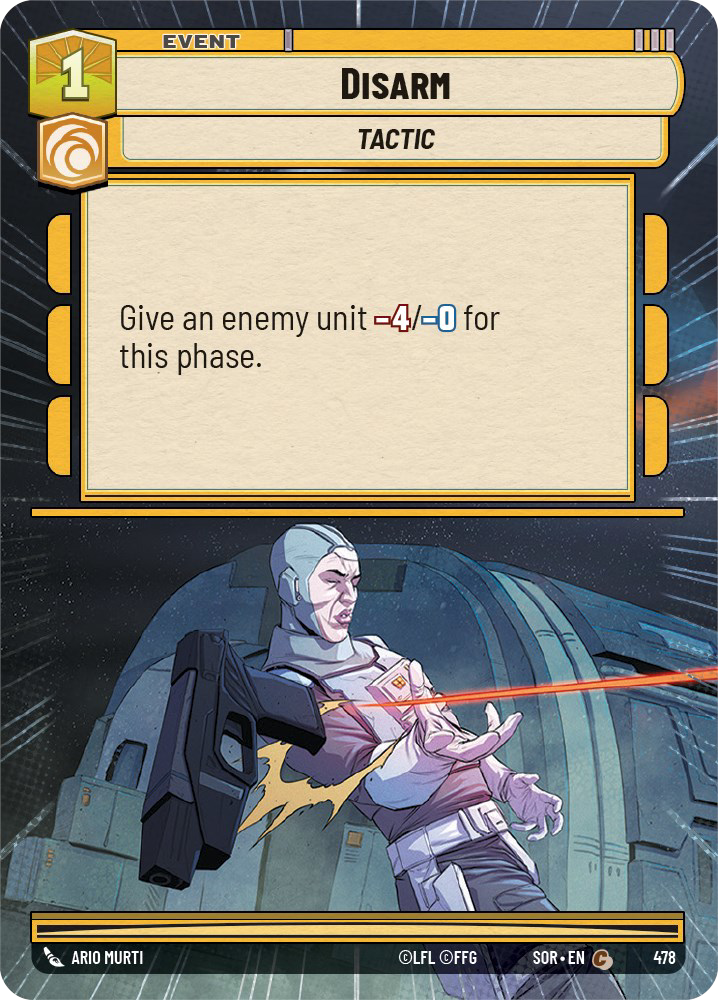 Disarm card image.