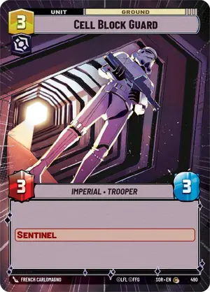 Cell Block Guard card image.