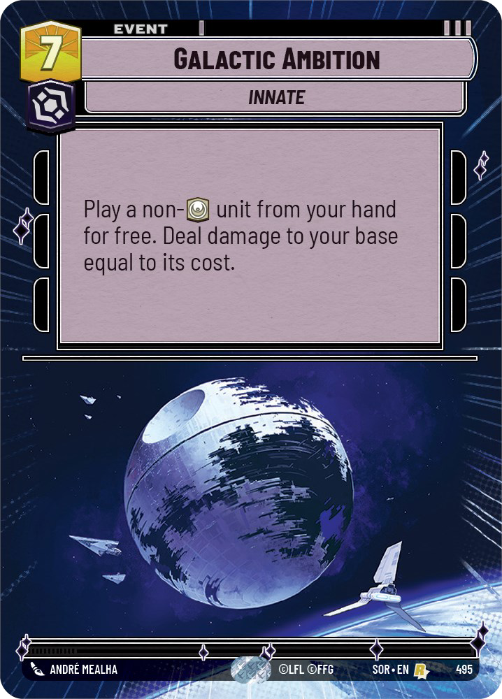 Galactic Ambition card image.