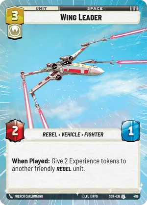 Wing Leader card image.