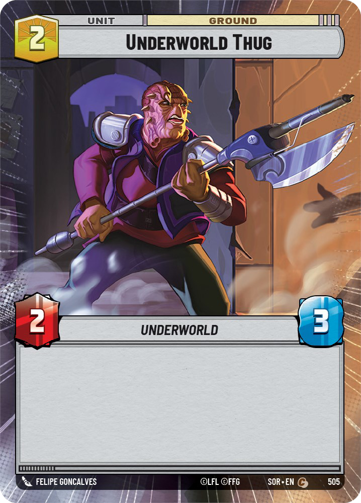 Underworld Thug card image.