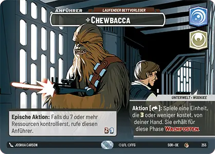 Chewbacca card image.