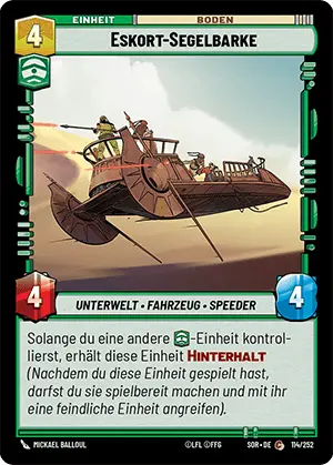 Eskort-Segelbarke card image.