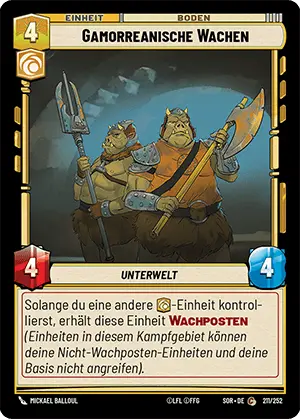 Gamorreanische Wachen card image.