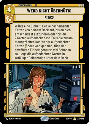 Werd nicht übermütig card image.