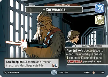 Chewbacca card image.