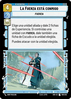 La Fuerza está conmigo card image.