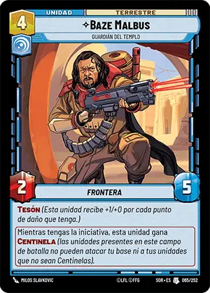 Baze Malbus card image.