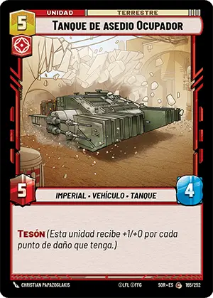 Tanque de asedio Ocupador card image.