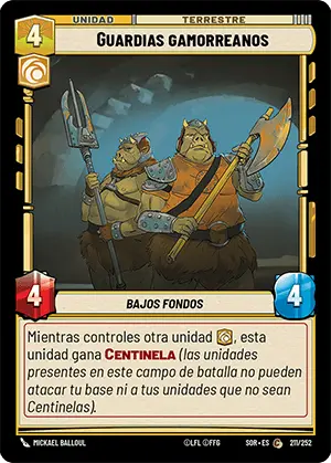 Guardias gamorreanos card image.