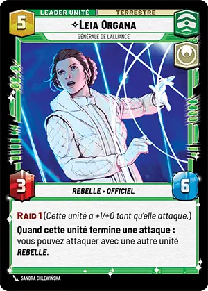 Leia Organa card image.