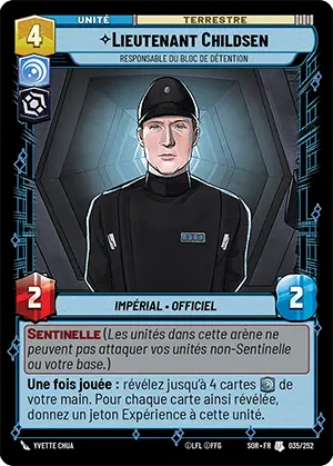 Lieutenant Childsen card image.