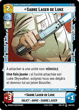 Sabre Laser de Luke card image.