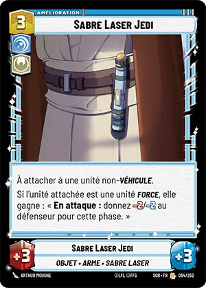 Sabre Laser Jedi card image.