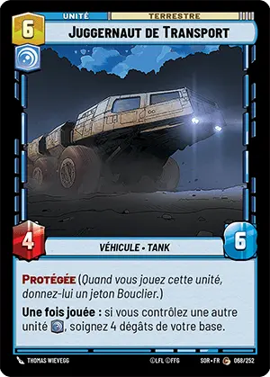 Juggernaut de Transport card image.