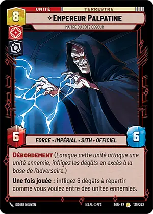 Empereur Palpatine card image.