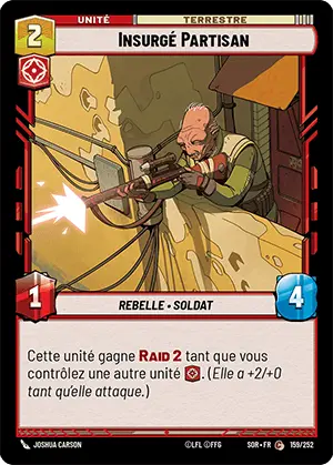 Insurgé Partisan card image.