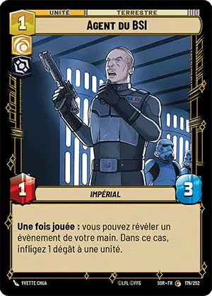 Agent du BSI card image.