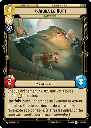 Jabba le Hutt card image.