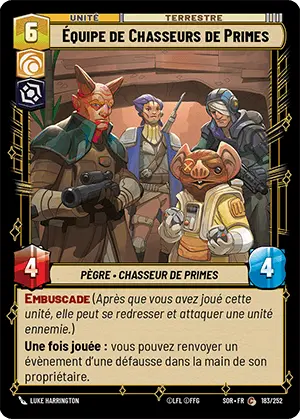 Équipe de Chasseurs de Primes card image.