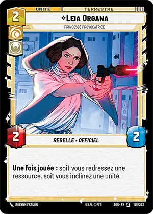 Leia Organa card image.