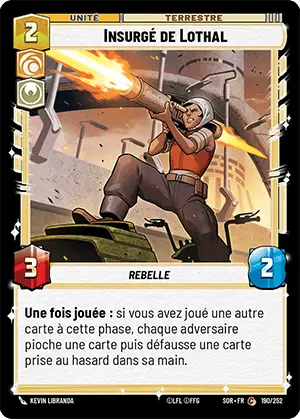 Insurgé de Lothal card image.