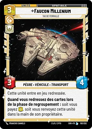 Faucon Millenium card image.