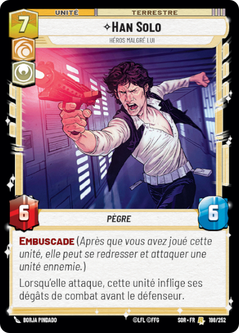 Han Solo card image.