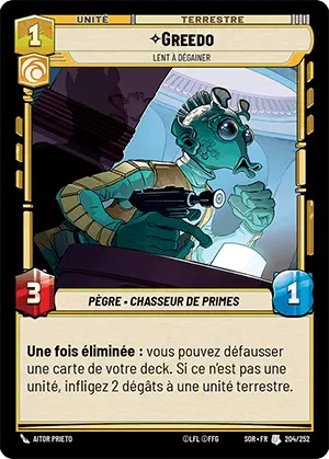 Greedo card image.