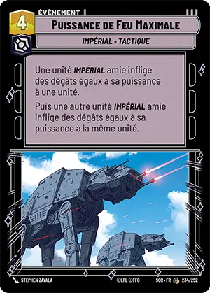 Puissance de Feu Maximale card image.