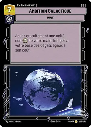 Ambition Galactique card image.