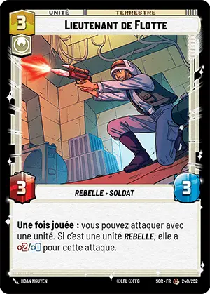 Lieutenant de Flotte card image.