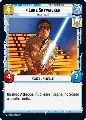 Luke Skywalker card image.