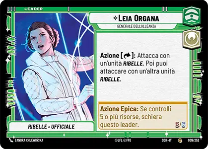 Leia Organa card image.