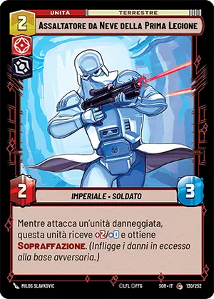 Assaltatore da Neve della Prima Legione card image.