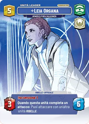 Leia Organa card image.