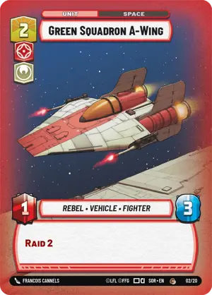 Green Squadron A-Wing card image.