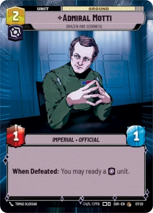 Admiral Motti card image.