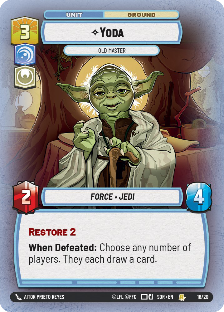 Yoda card image.
