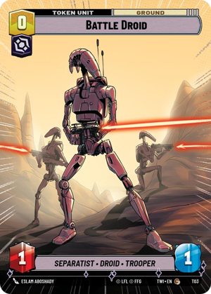 Battle Droid card image.