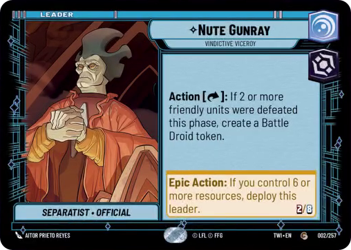 Nute Gunray card image.