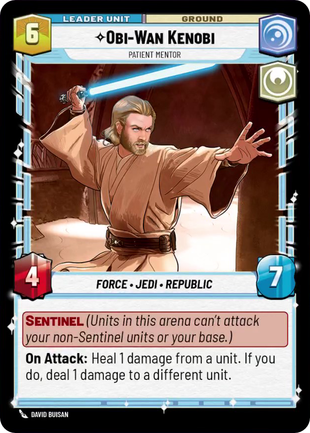 Obi-Wan Kenobi card image.