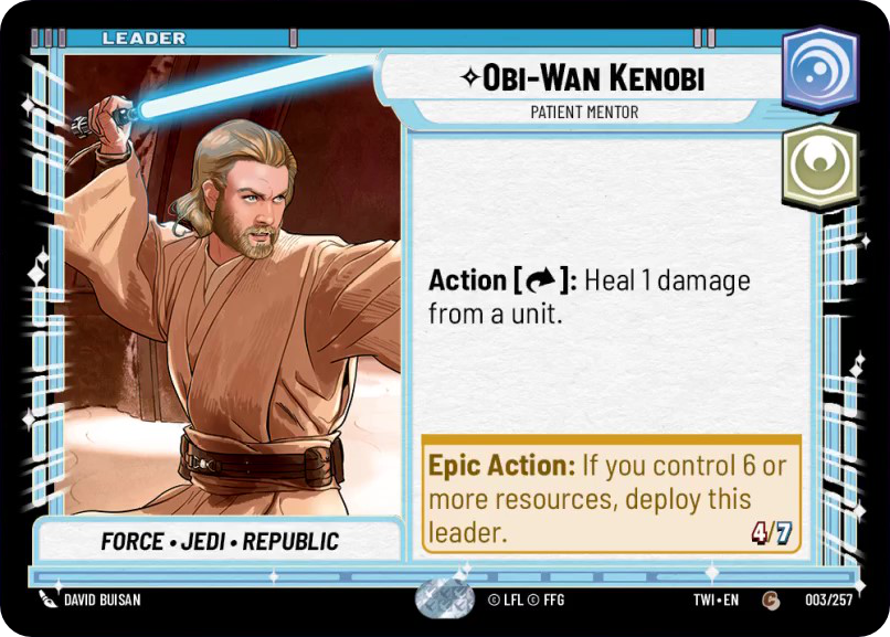 Obi-Wan Kenobi card image.