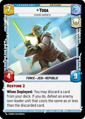 Yoda card image.