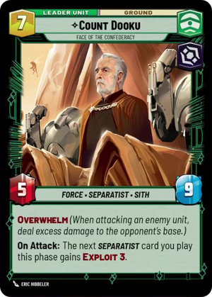 Count Dooku card image.